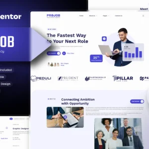 Projob - Kit de plantillas Elementor para agencias de contratación